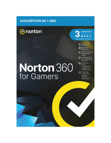 Antivirus norton 360 for gamers 50gb