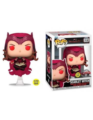 Funko pop marvel wandavision glows scarlet
