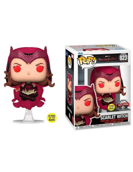 Funko pop marvel wandavision glows scarlet
