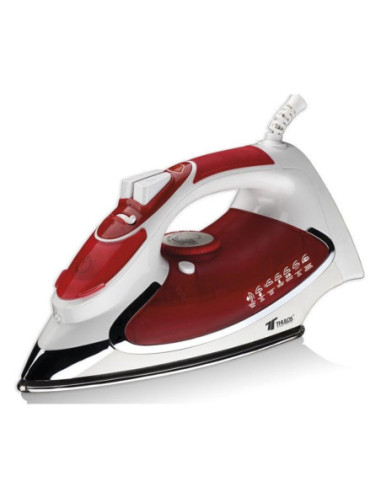 Plancha vapor thulos th - pv2201 rojo 2200w