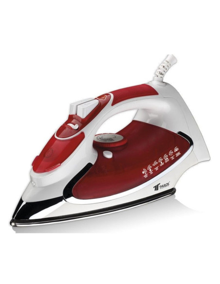 Plancha vapor thulos th - pv2201 rojo 2200w