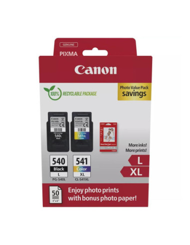 Multipack canon pg - 540l cl - 541xl + papel