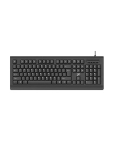Teclado ewent ew3286 usb + lector