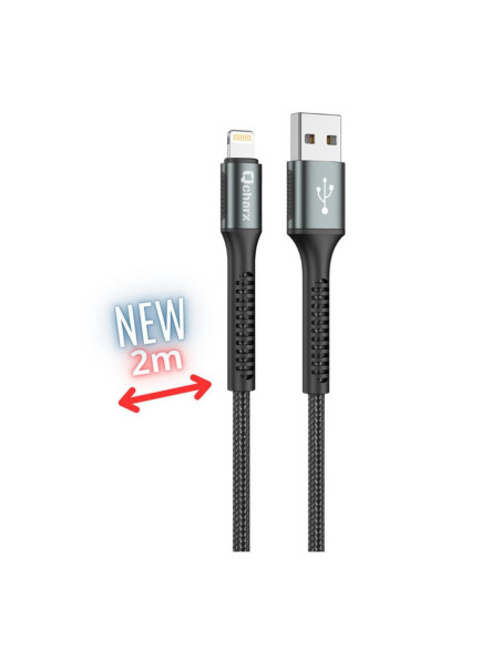 Cable qcharx prague lightning usb tipo