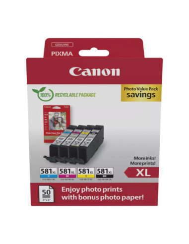 Multipack canon cli - 581xl bk c m