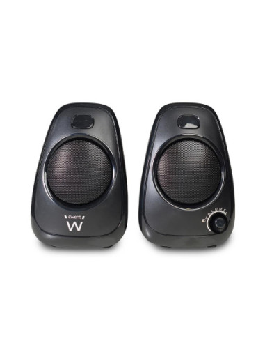 Altavoces ewent 2.0 ew3527 negro