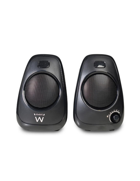Altavoces ewent 2.0 ew3527 negro