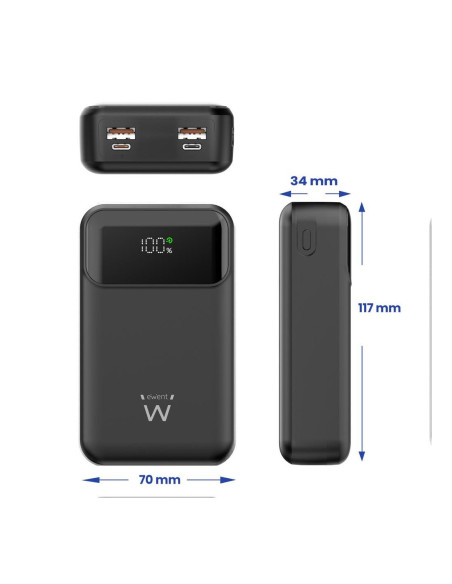 Powerbank ewent ew1164 20000mah