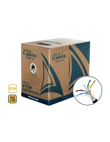 Bobina cable red exterior cca sólido