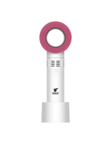 Ventilador portatil thulos th - mfn - 03 blanco rosa