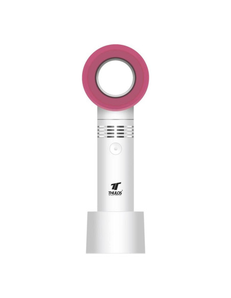Ventilador portatil thulos th - mfn - 03 blanco rosa