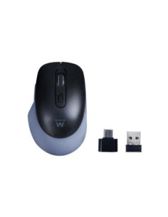 Raton inalambrico ewent ew3243 negro gris