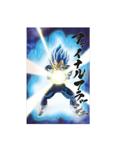 Poster 3d 58x38cm universe survival vegeta