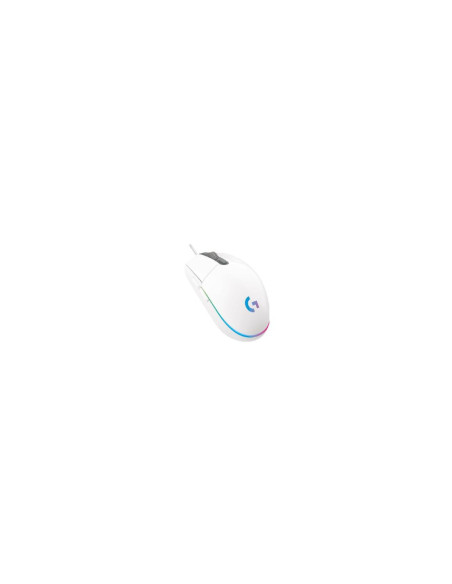Mouse raton logitech g102 lightsync blanco