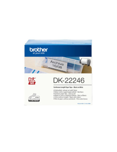 Etiquetas cinta continua brother dk - 22246 papel