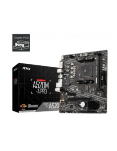 Placa base msi am4 a520m - a pro