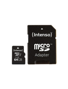 Tarjeta memoria micro sd intenso 64gb