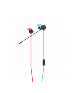 Auriculares hori nintendo switch neon microfono