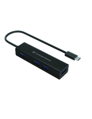 Hub usb tipo c conceptronic hubbies07b