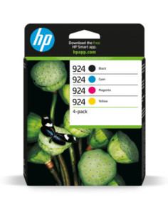 Pack cartucho hp 924 4 colores