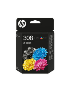 Pack cartuchos tinta hp 308 negra