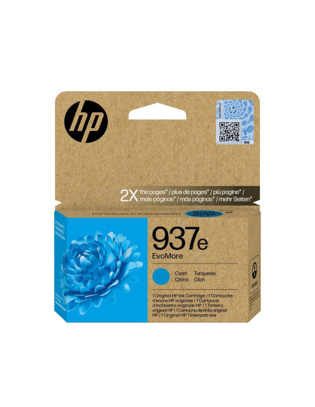 Cartucho tinta hp 937e cian officejet