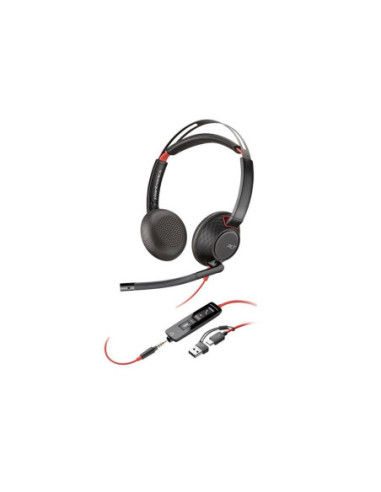 Auriculares poly blackwire 5220 negro