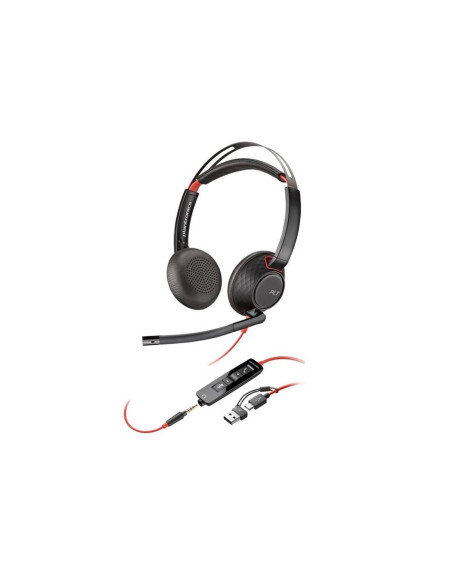 Auriculares poly blackwire 5220 negro