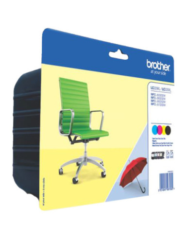 Pack cartuchos tinta brother lc229xlvalbp negro