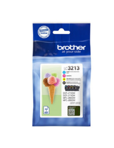 Pack cartuchos tinta brother lc3213val negro