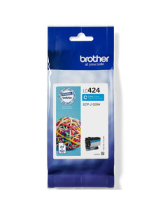 Cartucho tinta brother lc424c cian 750