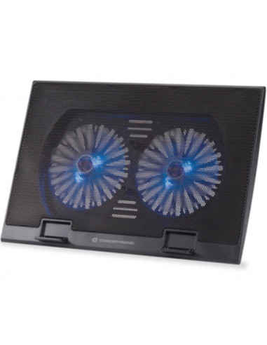 Base refrigeracion conceptronic portatiles 2 ventiladores