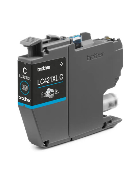 Cartucho tinta brother lc421xlc cian 500