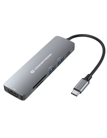 Adaptador usb - c 6en1 conceptronic donn11 hdmi
