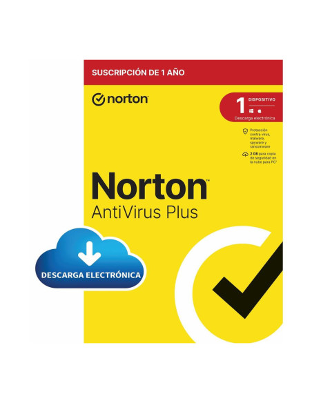 Antivirus norton antivirus plus 2gb español