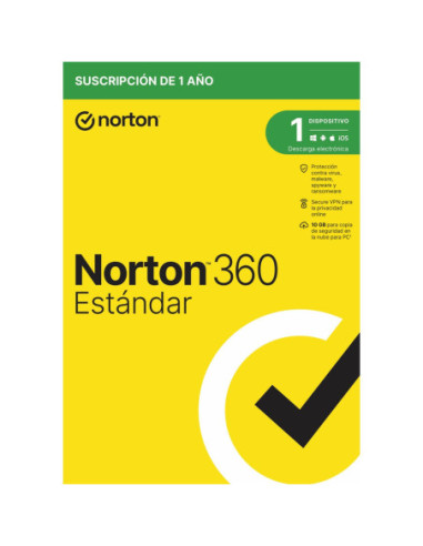 Antivirus norton 360 standard 10gb español