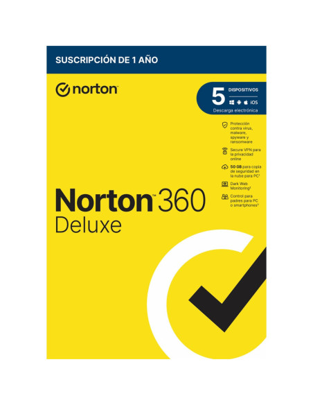 Antivirus norton 360 deluxe 50gb español