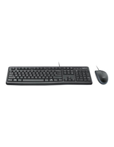 Teclado + mouse logitech mk120 optico