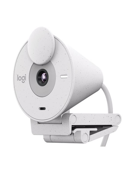 Webcam logitech brio 300 blanco crudo