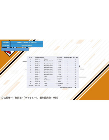 Ichiban kuji banpresto haikyu!! a view