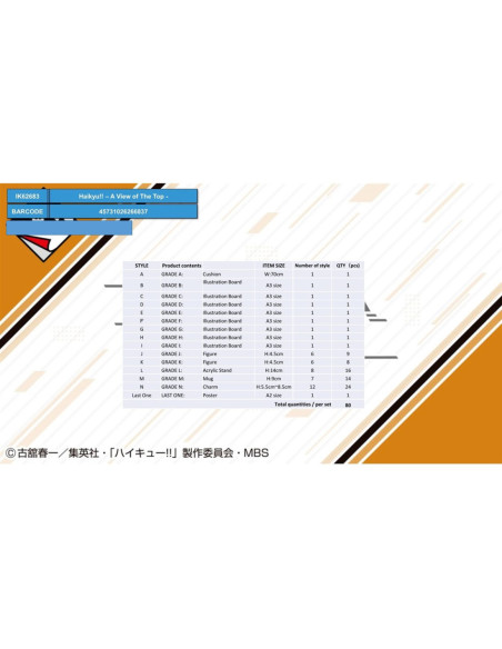 Ichiban kuji banpresto haikyu!! a view