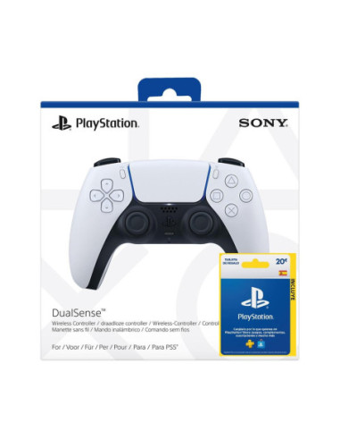 Mando ps5 dualsense blanco + psn