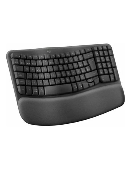 Teclado logitech wave keys bluetooth negro