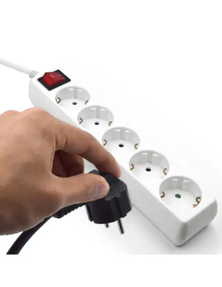 Regleta ewent 5 tomas shucko 16a