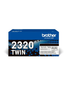 Pack toner brother tn2320twin negro 2uds