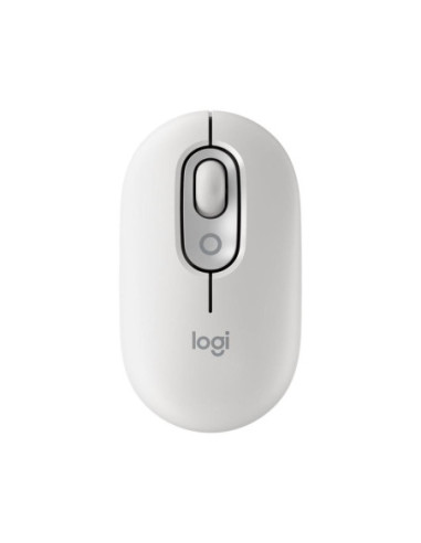 Raton inalambrico logitech pop mouse blanco