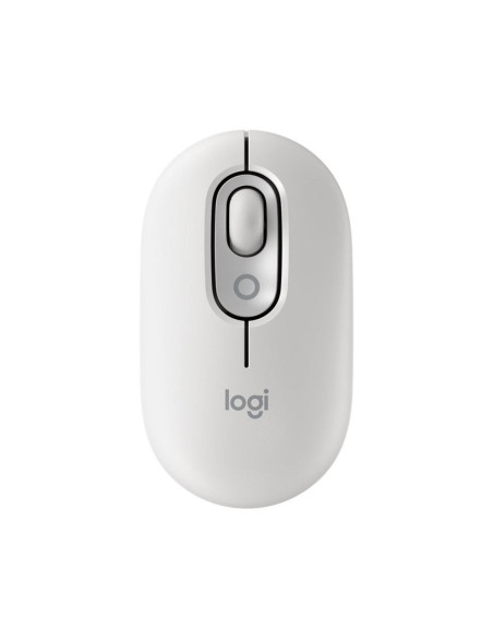 Raton inalambrico logitech pop mouse blanco