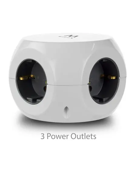 Regleta cubica ewent ew3939 3 tomas