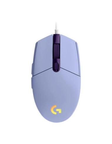 Raton gaming logitech g102 lightsync lila