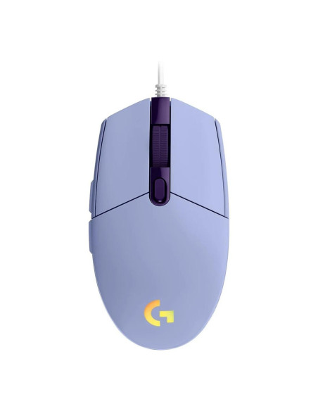 Raton gaming logitech g102 lightsync lila